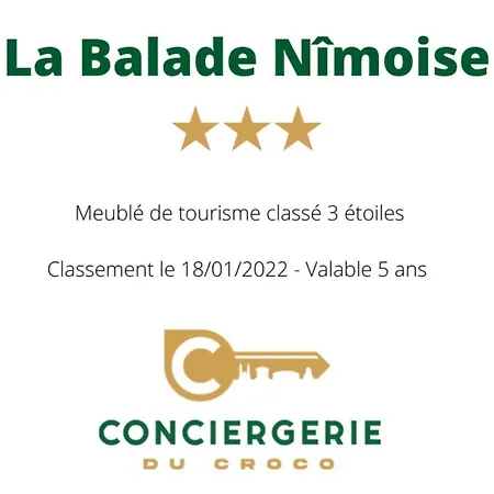 Apartment La Balade Nimoise Center Car Park Ac *